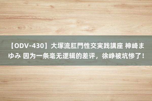 【ODV-430】大塚流肛門性交実践講座 神崎まゆみ 因为一条毫无逻辑的差评，徐峥被坑惨了！